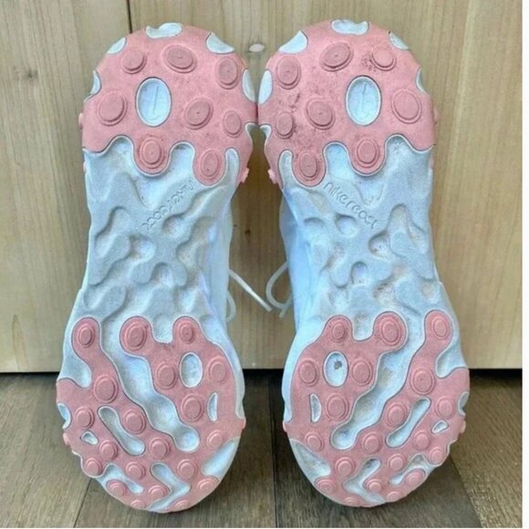Nike React Element Running Shoes Size 10 Ivory Pink Athletic Track Sneakers - Picture 7 of 7